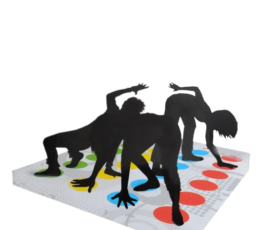 Rodzinna Gra Zręcznościowa Imprezowa TWISTER dla dzieci WYGIBASY
