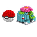Klocki dla dzieci zabawka postać figurka POKEMON Bulbasaur + Pokeball