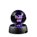 Lampka LED pokeball 3D dekoracja POKEMON anime EEVEE