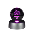 Lampka LED pokeball 3D dekoracja POKEMON anime JIGGLYPUFF