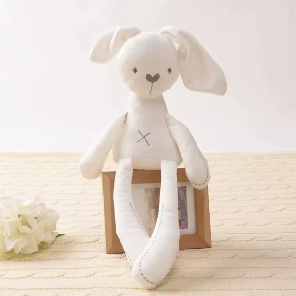 Duża maskotka dla dzieci pluszak pacynka BIAŁY KRÓLIK 40 CM przytulanka