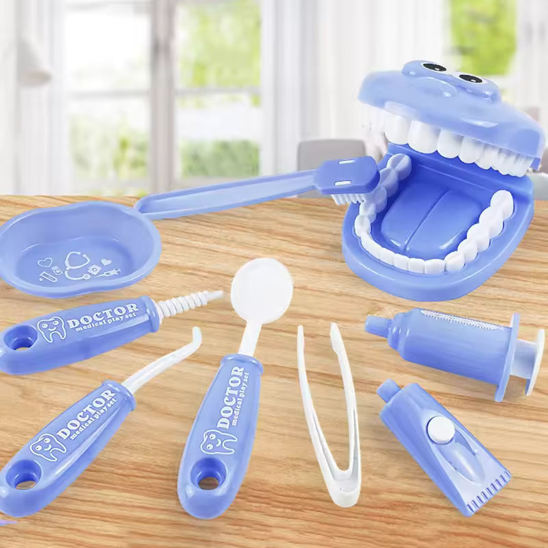 Zestaw zabawki dla dzieci MONTESSORI nauka stomatologii MAŁY DENTYSTA