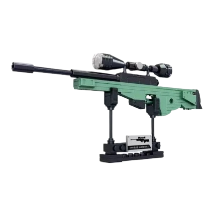 Klocki replika broni model wyborowy AWM Karabin snajperski 117 szt.