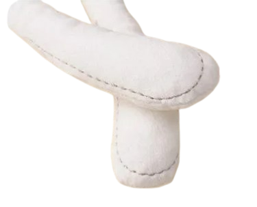 Duża maskotka dla dzieci pluszak pacynka BIAŁY KRÓLIK 40 CM przytulanka